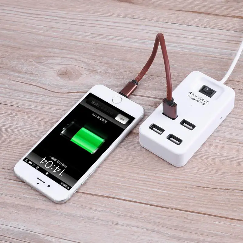 Внешний телефон 5 в постоянного тока USB 120 длина см высокоскоростной 4-портовый