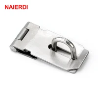 naierdi j7 cabinet box hasp lock stainless steel case spring latch catch toggle locks for drawer gate door furniture hardware