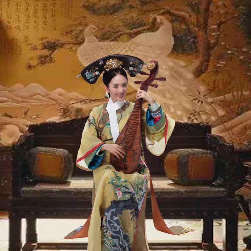 3 вида конструкций вышивка Hanfu костюм Цинь дворец династии принцесса костюм для новейшая телевизионная игра Королевская любовь во дворце