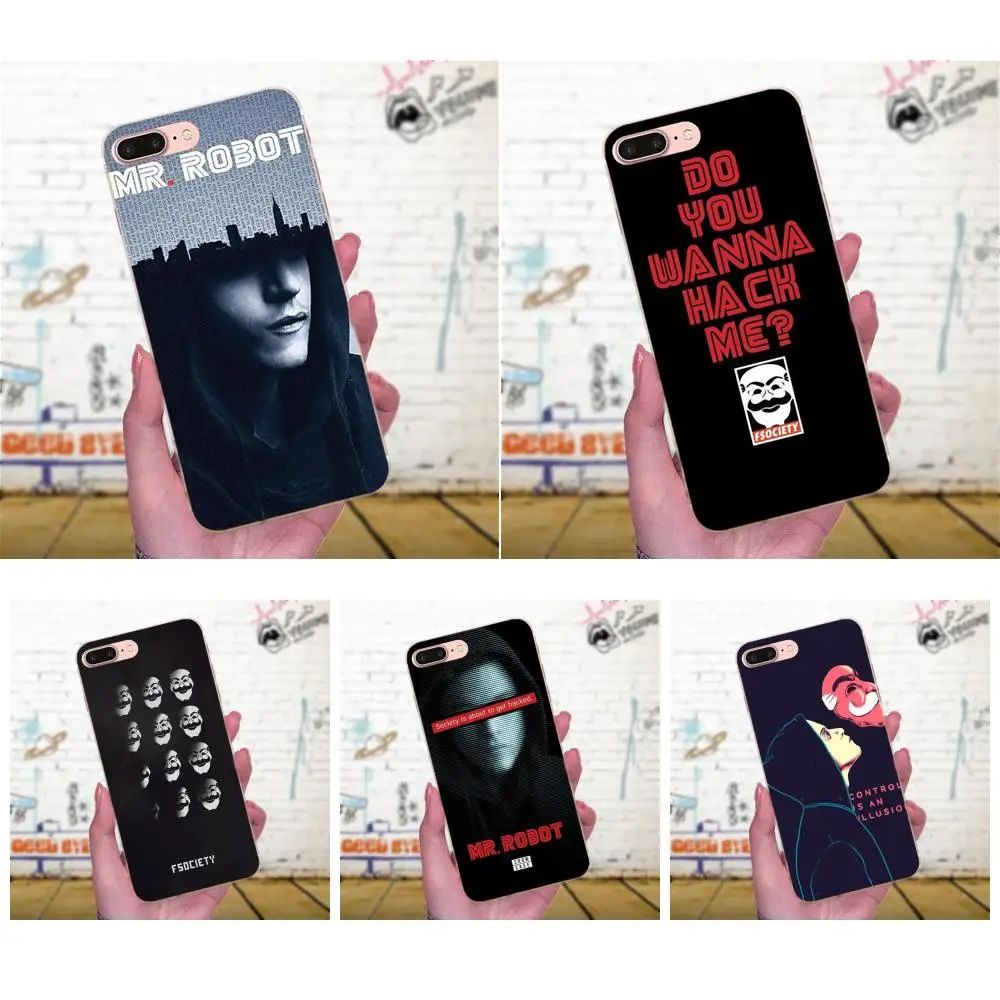 Мягкий термополиуретановый чехол для телефона Mr Robot первая ставка Apple iPhone 4 5 5C 4S SE 6