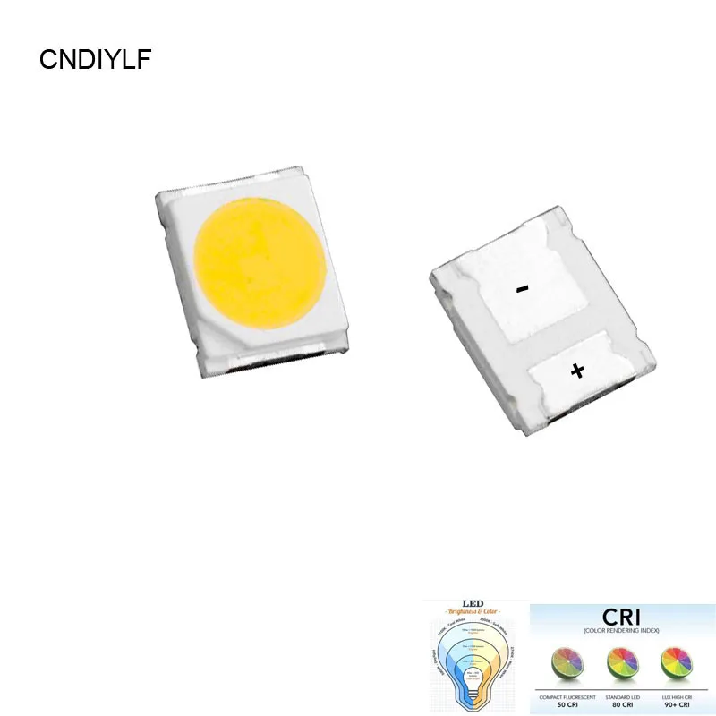 Новинка 2017 0 3 лм/Вт 2835 Вт 100 SMD СВЕТОДИОДНЫЙ 6000 шт. в 3000K Бесплатная Доставка