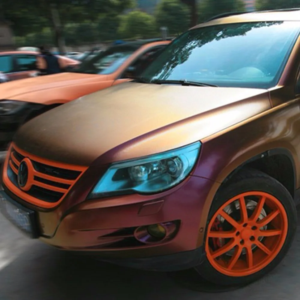 1 52*15 М наклейка на кузов автомобиля бронзовая фиолетовая оберточная виниловая