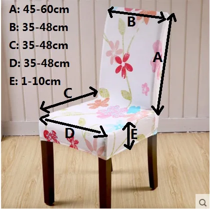 Эластичный Чехол для стула Обеденный домашний стул офисный компьютер couverture chaise