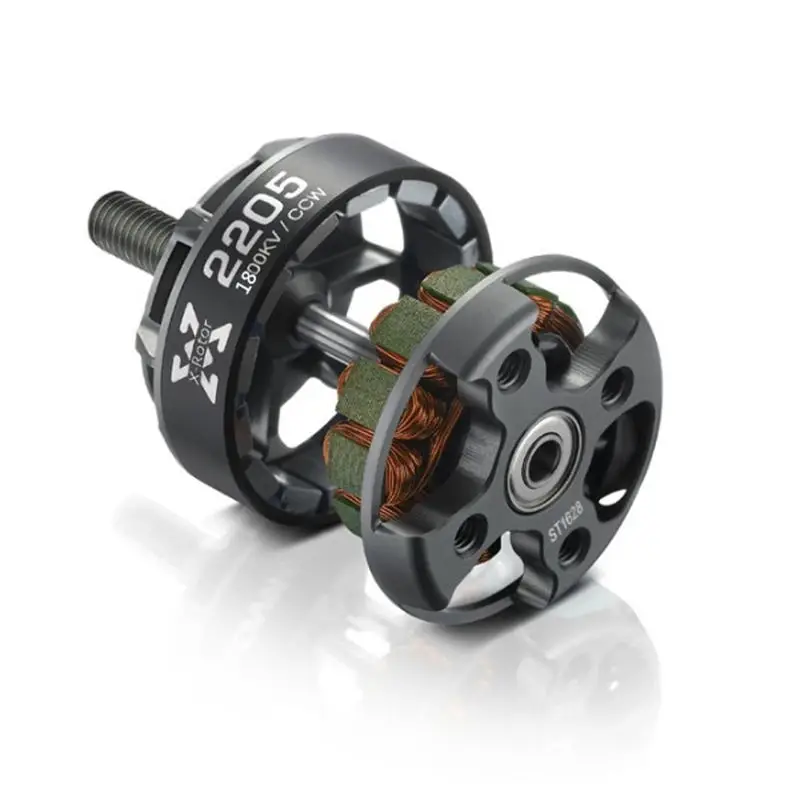 Оригинальный HOBBYWING xrotor 2205 1800kv 2600kv бесщеточный Двигатель CW/CCW Для FPV-системы Racer Drone