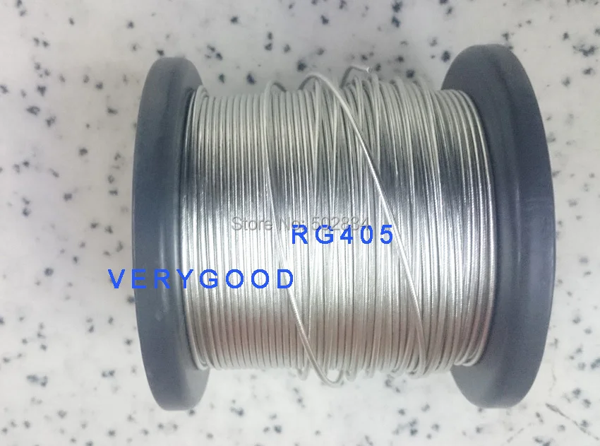 RG405 радиочастотный коаксиальный кабель Полугибкие провода антенна .086 ''кабель