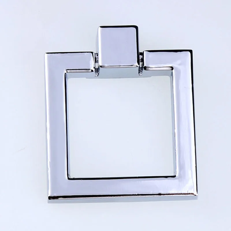 Ручка для выдвижного ящика кухонного шкафа квадратные Серебристые