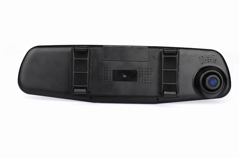 4 3 дюймов зеркало заднего вида DVR рекордер с фронтальной 1080P и камерой