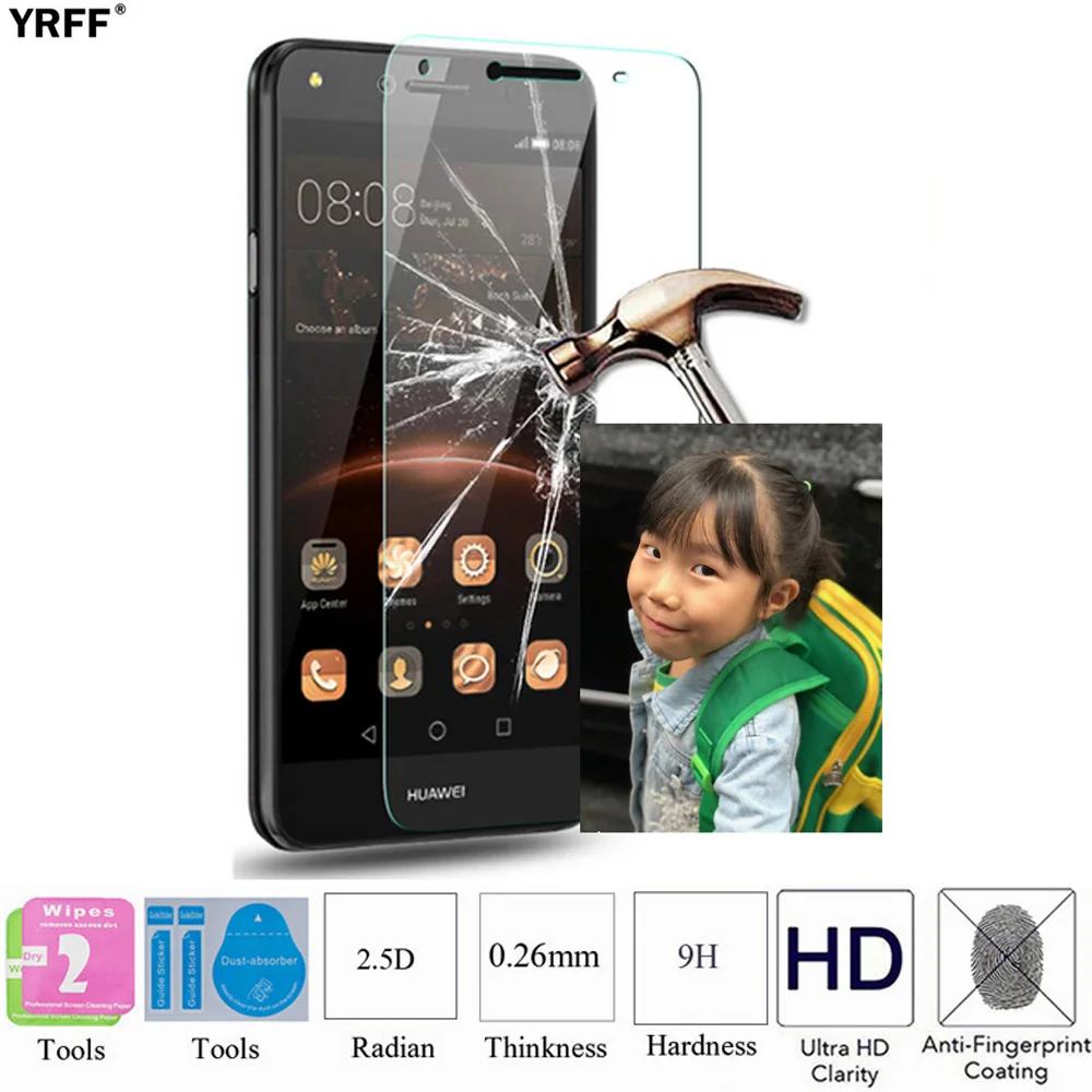 2 шт. для Huawei Y560 Y541 Y5 Y625 Y540 Y635 Y3 Y320 Y3II Y330 Y6 2018 2017 Закаленное стекло Защитная пленка