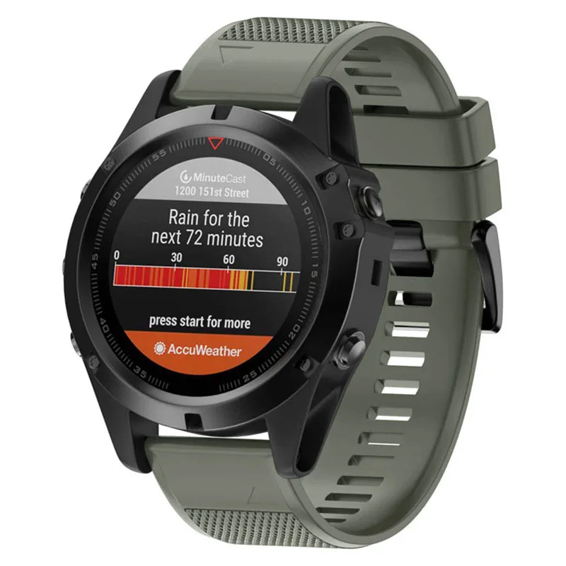 Centechia 26 мм ширина ремешок для часов Garmin Fenix 3 полоса спорта на открытом воздухе