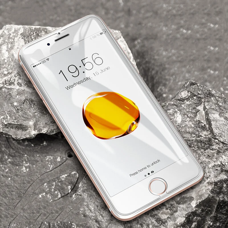 Протектор экрана из закаленного стекла CXONE углеродного волокна для iPhone 6 6s Plus
