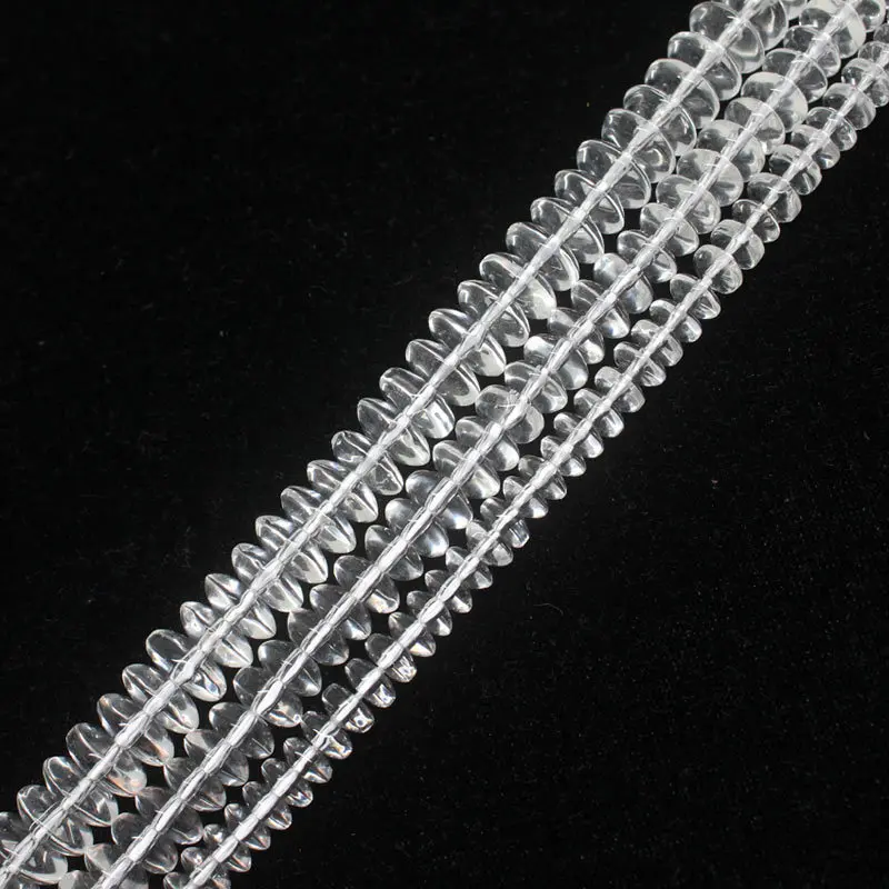 Мини. Заказ составляет 7 долларов! Круглые бусины 3x7,4x10 мм, камень, кристалл, белый, прозрачный кварц, круглые блюдце, свободные бусины 15 дюймов Мини. Заказ составляет 7 долларов! Круглые бусины 3x7,4x10 мм, камень, кристалл, белый, прозрачный кварц, круглые блюдце, свободные бусины 15 дюймов