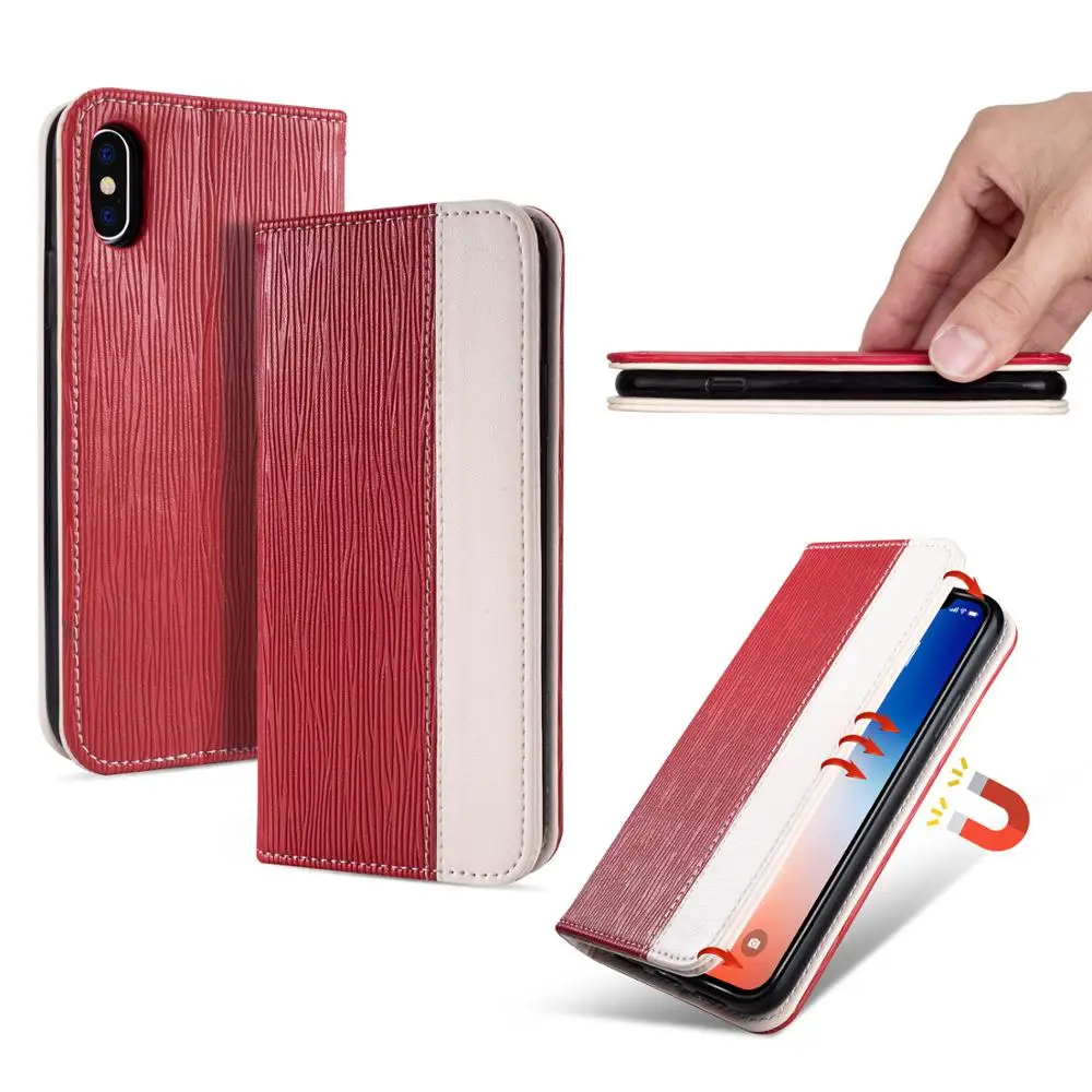 Роскошные Цвет одинаковые кожаные флип чехлы для iphone xr чехол xs max 6 7 8 plus samsung s10 Galaxy