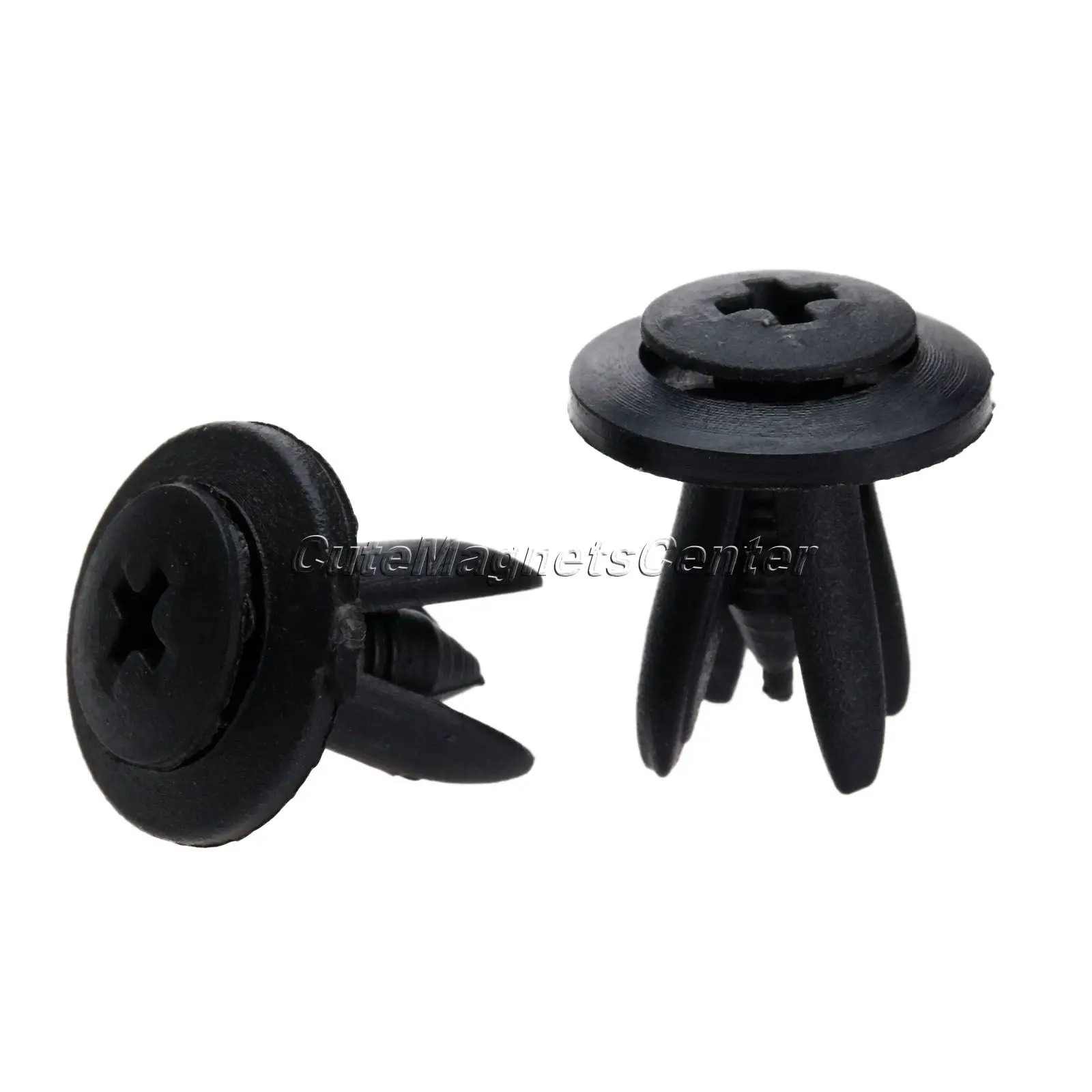 50 шт. 6 мм отверстие черный Универсальный Автомобильный грузовик бампер крыло