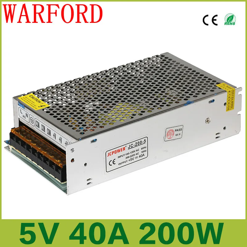 Новинка 5 V 2A/3A/4A/5A/6A/8A/10A/12A/20A/30A/40A/60A переключатель светодиодный Питание