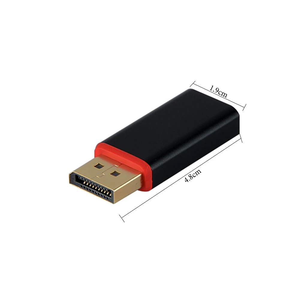 Новый адаптер из алюминиевого сплава Dp на концентратор Displayport 4K * 2K для Hdtv