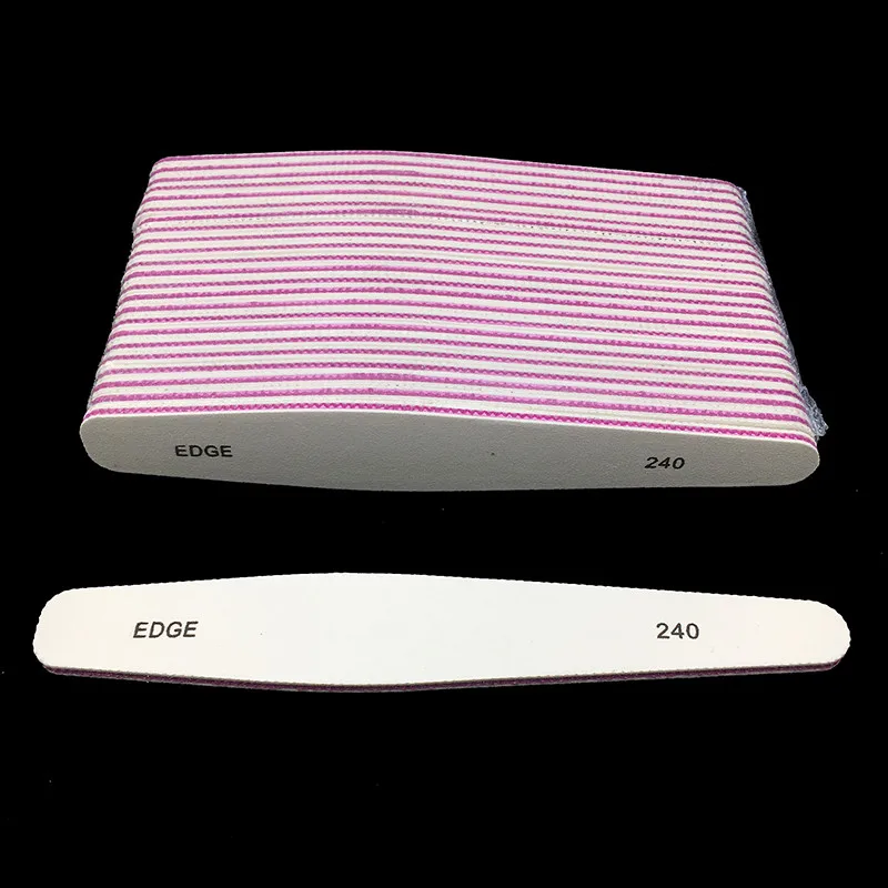 

50pcs Professional Nail File White Sanding Polish Buffer Sanding Nagels Nail Manicure Tools Acrylic Diamond File Nail Art Block