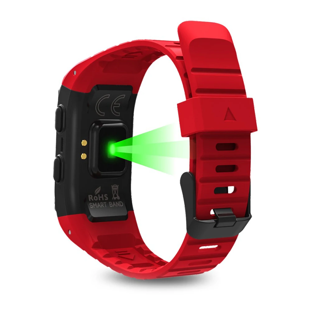 2018 Waterproof J30 IP68 Heart Rate Sleep Monitor Sedentary Reminder Multiple Sports GPS Smart Bracelet Wristband | Электроника