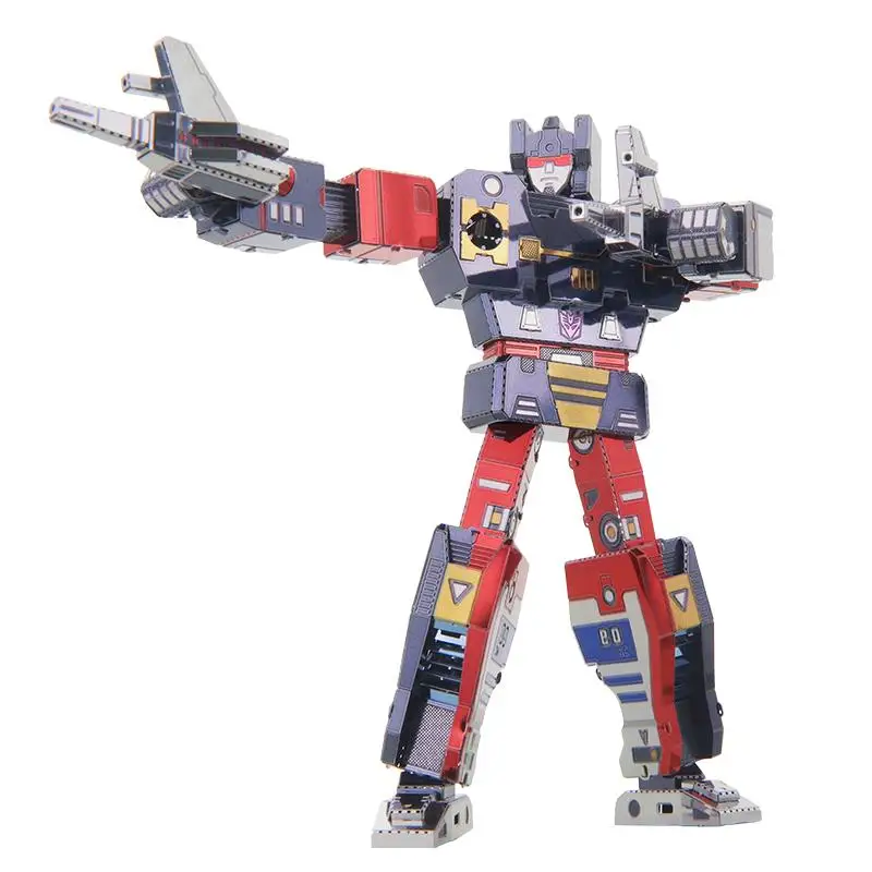 YM-L049-C MU Кассетная лента Laserbeak Ravage Frenzy Rumble 3D металлические наборы DIY сборка головоломки лазерная резка головоломки строительные игрушки - Цвет: YM-L049-C