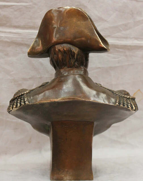 Франция медь Бонапарт воин милитаристская голова политика бюст статуя|statue|statue