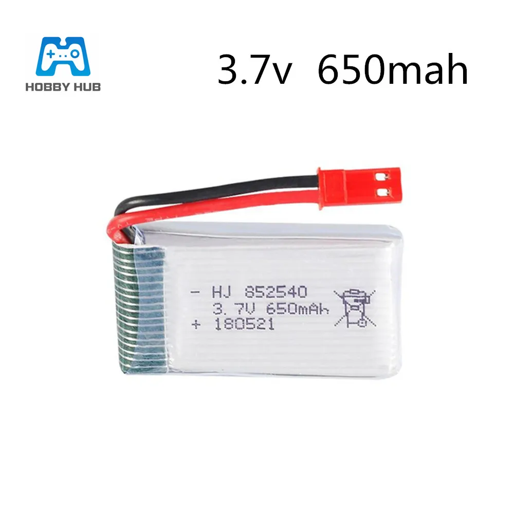 2/3/4 шт. 3,7 В 650 мАч lipo аккумулятор для RC FY550 HJ818 HJ819 Hendi 1315 RC летательный аппарат Дрон 650 мАч lipo аккумулятор 852540 JST разъем