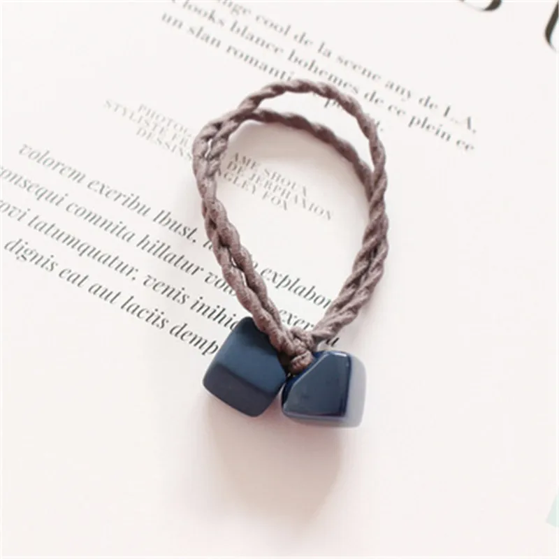 Style3-Navy 61 стиль, 1 шт., эластичные резинки для волос, резинка для волос, аксессуары для волос для девушек, повязки для волос для женщин, резинки для волос - Цвет: Style3-Navy
