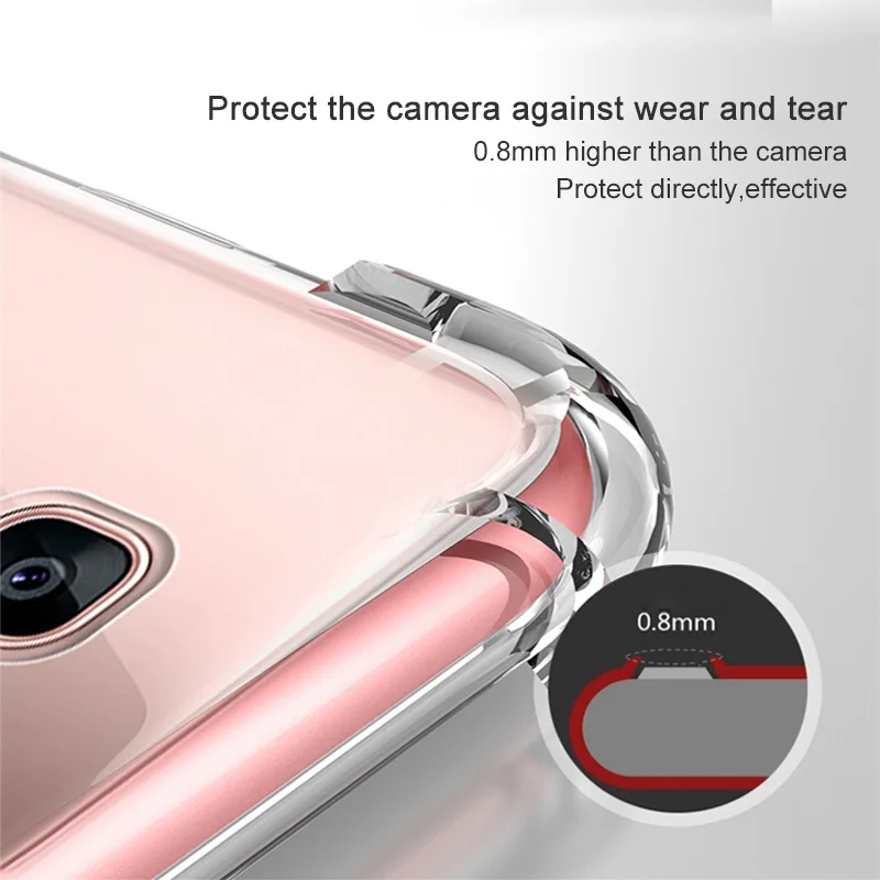 Ультратонкий Мягкий Прозрачный чехол из ТПУ для Samsung A8 plus A6 A9 прозрачный