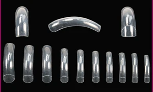 Transparent 500 шт накладные ногти DIY салонные советы прозрачные натуральные ABS искусственные поддельные ногти полное украшение маникюрные инструменты - Цвет: Transparent