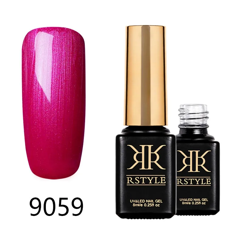 SC9059 Лак для ногтей rstyle 8 мл 9001-9062 чистый цвет УФ-гель для ногтей Soak Off Nail Art Полупостоянный гель лак набор для наращивания ногтей праймер - Цвет: SC9059
