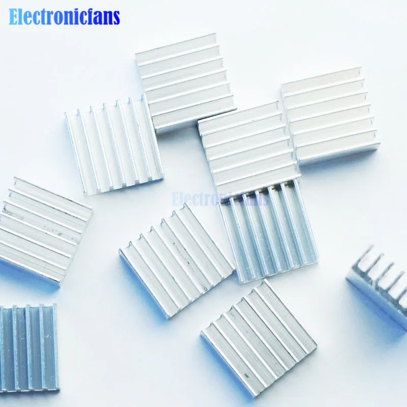Алюминиевый теплоотвод 10 шт. чип памяти LED Power IC высокое качество 14x14x6 мм|ic chip|led