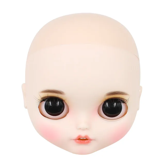 factory Blyth doll bald head customized matte face white skin DIY custom DOLL - Цвет: only head