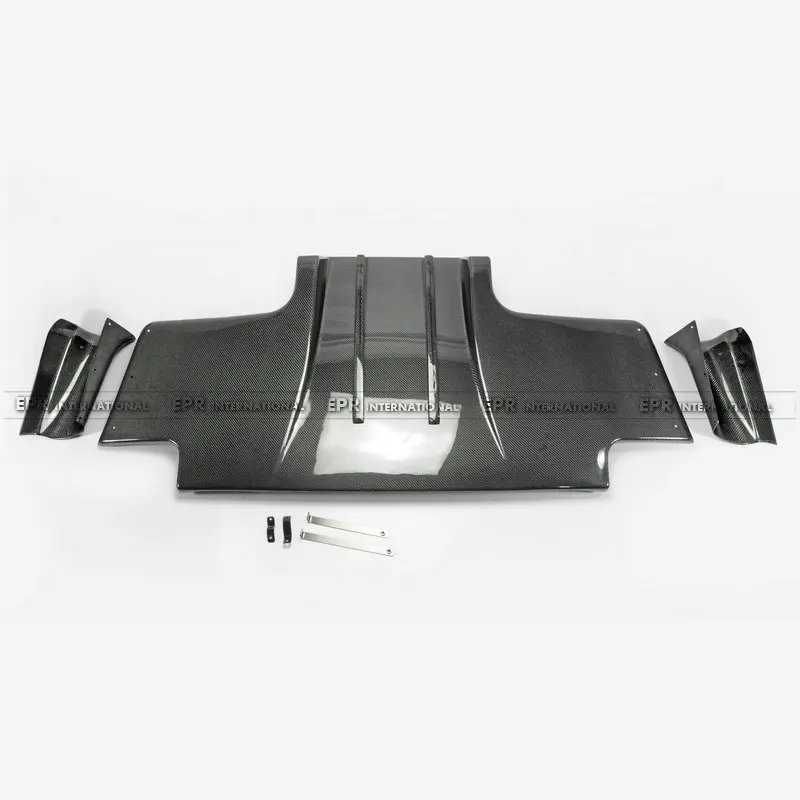 Для Nissan GTR R33 Skyline Top Secret задний диффузор из углеродного волокна с металлическими