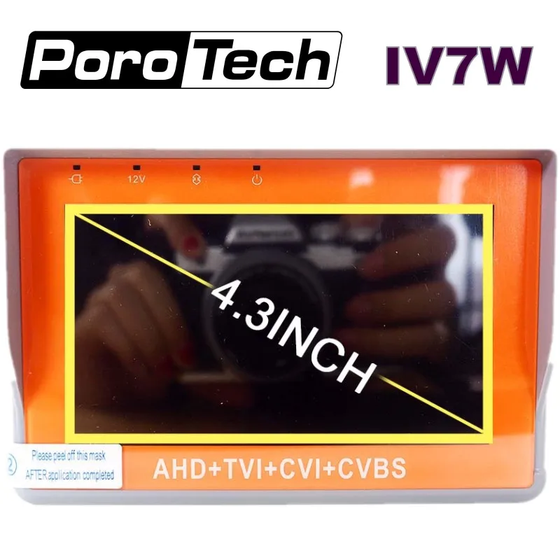 4 3 &quotLCD сенсорный экран Многофункциональный тестер монитор AHD + TVI CVBS CVI 1080P 5MP IV7W CCTV