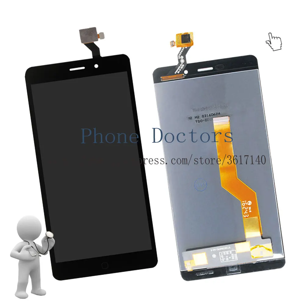 5 &quotAAA Качество lcd для Elephone P9000 LTE дисплей + кодирующий преобразователь сенсорного