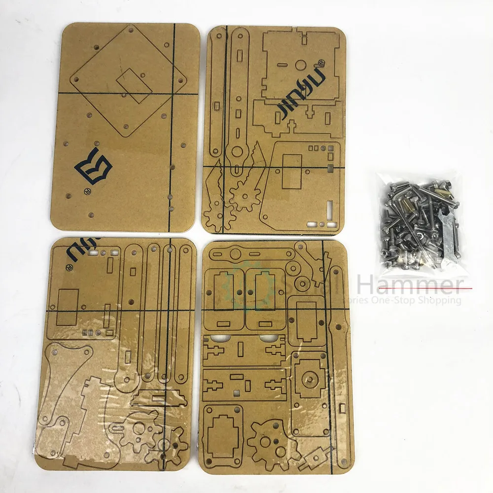 Сборка DIY акриловые руки Роботизированная коготь Arms Maker обучающий комплект без сервопривода