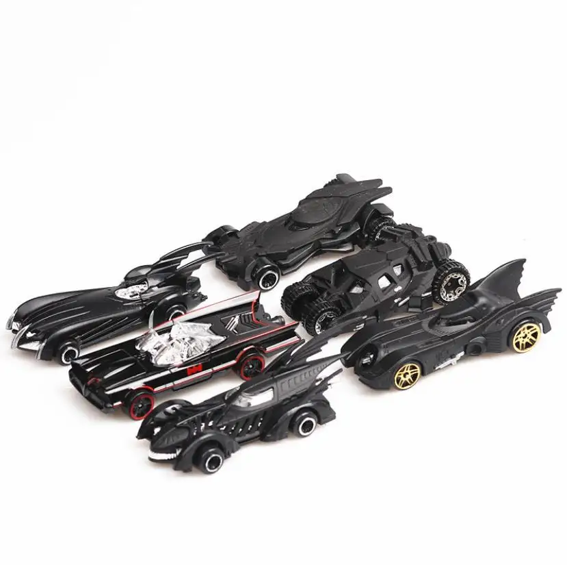 6pcs/set Toy Car Justice League Batman Chariot Model car Diecasts &amp Vehicles Kids Toys Vehicle For Children Juguetes |