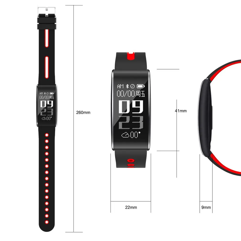 Новый S13 Smart пульсометр Smartband Фитнес трекер Шагомер Спорт Наручные часы для Для