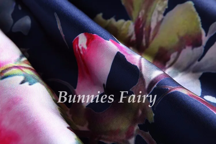 BunniesFairy/Осенняя юбка средней длины в винтажном стиле с принтом пионов и высокой талией; юбка-пачка RockabillyTutu; пышная юбка-пачка