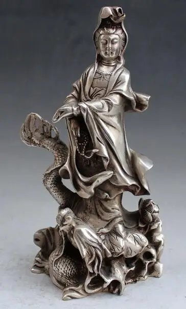 

Тонкая бронзовая Чистая ручная лата guanyin предметы мебели посеребрение