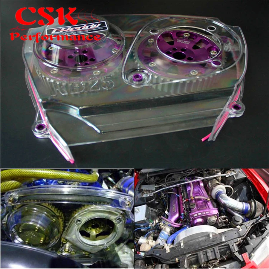 Шкив зубчатого ремня + крышка для Nissan Skyline R32 R33 GTS RB25DET|timing belt cover|cam gears pulleycam |
