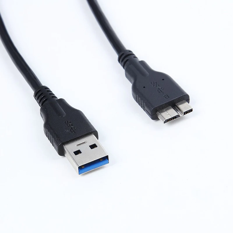 Qiwooode 0.5 м Высокоскоростной USB 3.0 Тип Мужчина к Micro B Мужской Кабель Адаптер