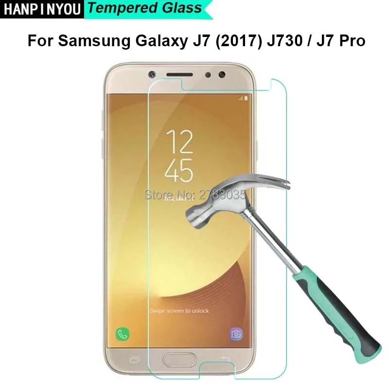 

For Samsung Galaxy J7 (2017) J730 / J7 Pro 5.5" 9H Hardness 2.5D Ultra-thin Toughened Tempered Glass Film Screen Protector Guard
