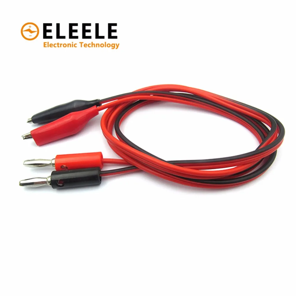 Оптовая продажа 1 шт. метр двойные красные и черные зажимы 2*0 5 квадратный кабель с