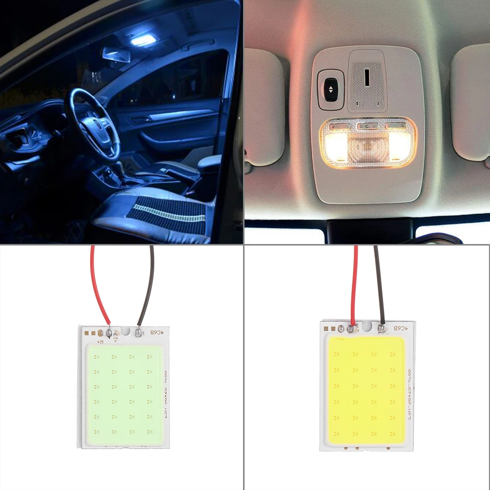 Новое поступление 1 комплект ксеноновая HID белая 16/24 COB купольная Карта лампочка