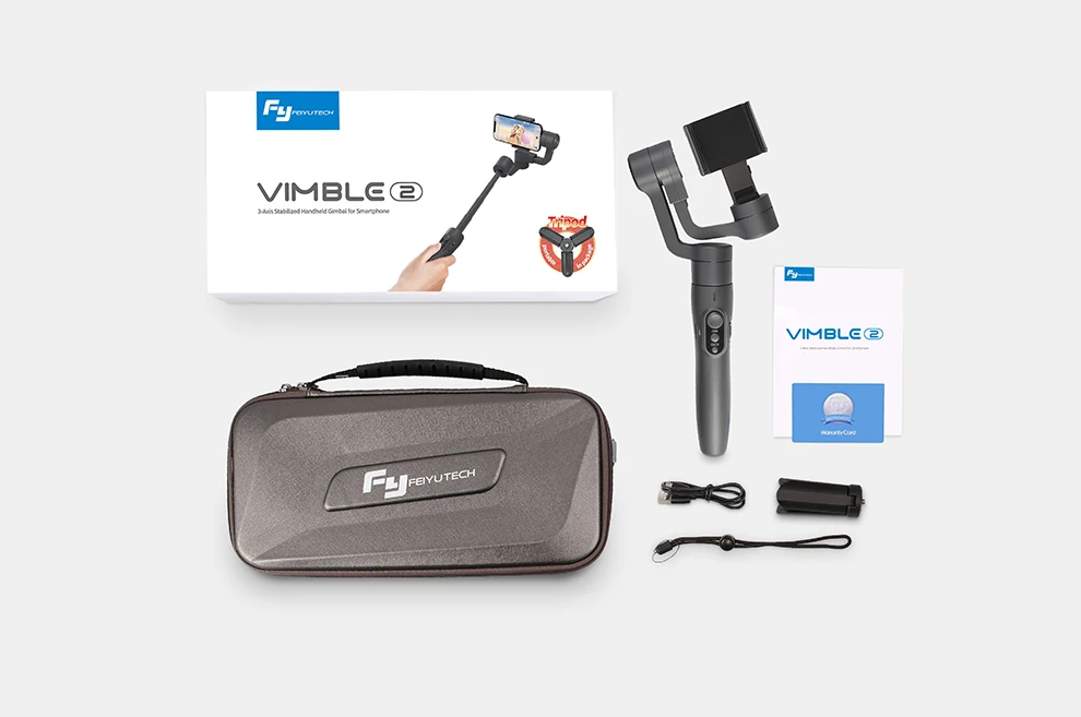 Feiyu tech Vimble 2 3 осное смартфон стабилизатор с выдвижной пульт дистанционного