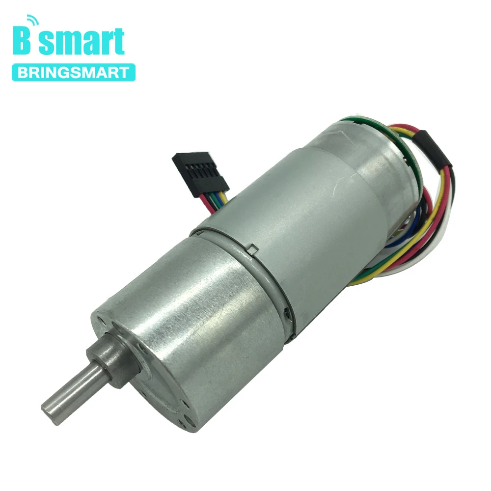 Bringsmart JGB37 540B DC мотор редуктор 12 в высокий крутящий момент контроллер скорости