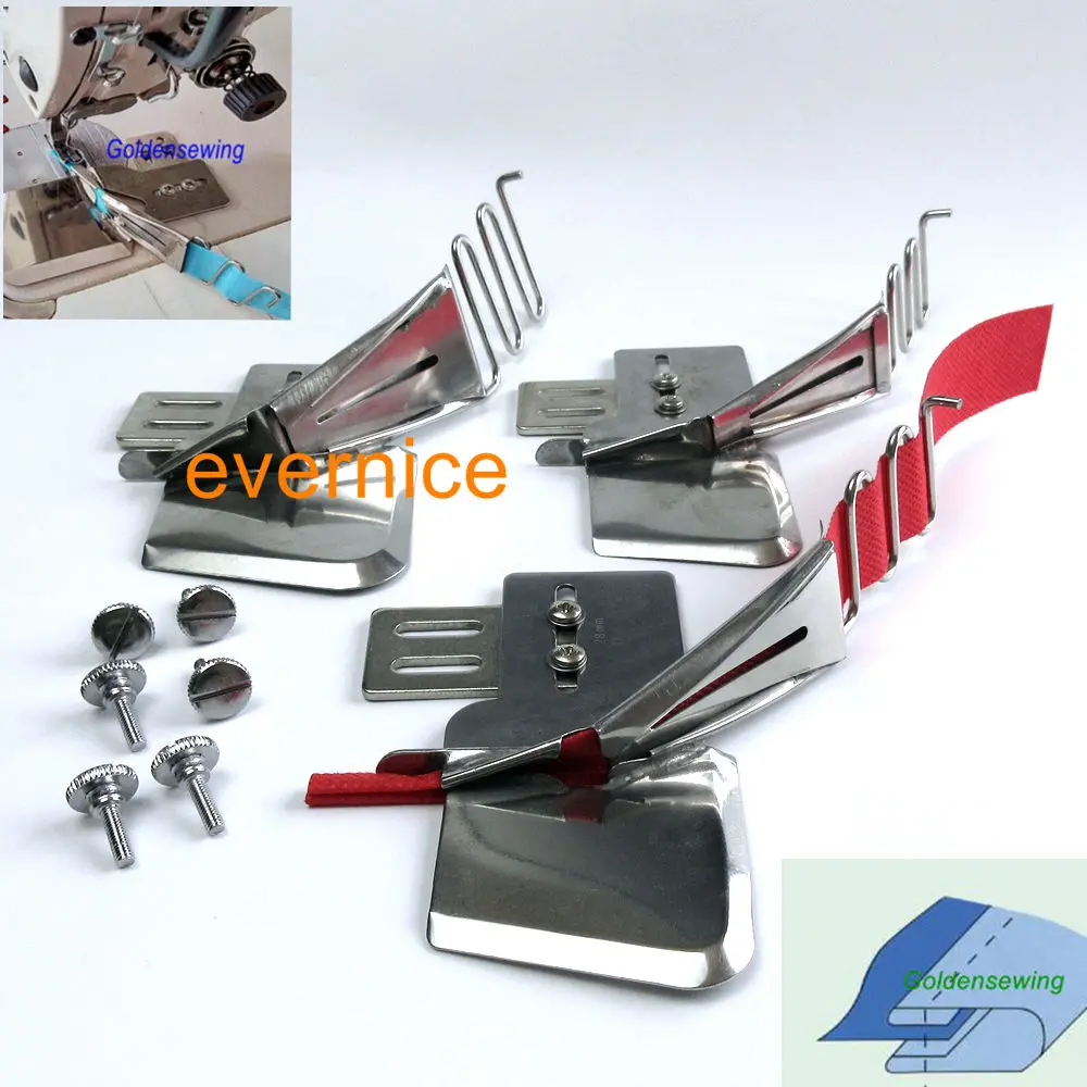 

3 Sets Top Bottom Double Fold Binder For Bernina Quilt Binding Bias Binder