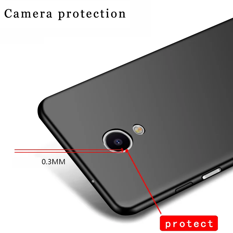 Gonorack телефон чехол для Meizu m6s mblu S6 5.7 дюймов Coque Матовый PC жесткий задняя крышка 360