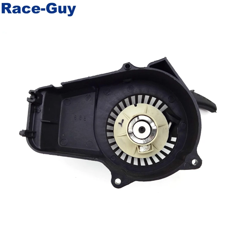 Черный пластиковый Тяговый стартер возвратной пружины для 2 х тактный 47cc 49cc мини