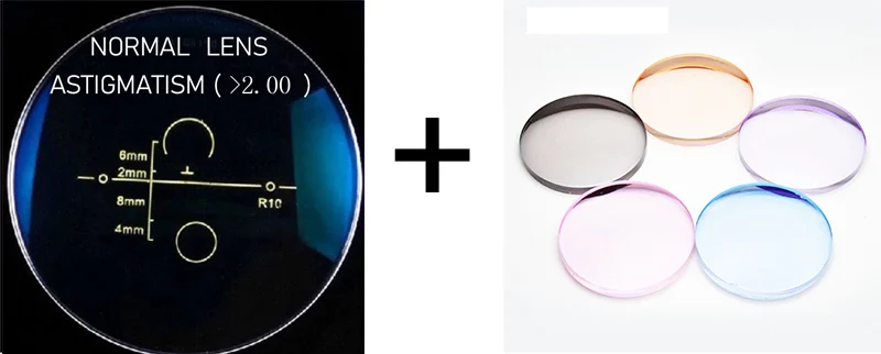 Normal Lenses H C SHAUNA 1,56 рецепт CR-39 из смолы Асферические стекла линзы Пресбиопия прогрессивная многофокальная близорукость линзы от дальнозоркости - Цвет линз: Normal Lenses H C