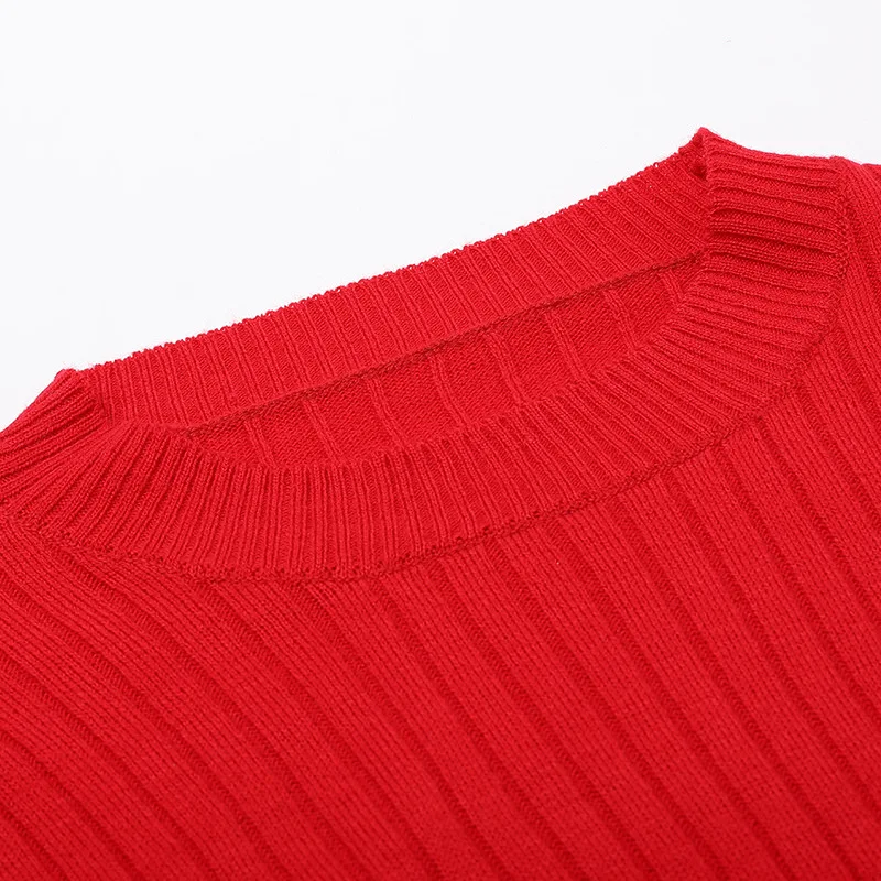 Suvance Autumn Casual Solid 4 Colors Long Sleeves Knitted Quality Pullover Sweaters | Женская одежда